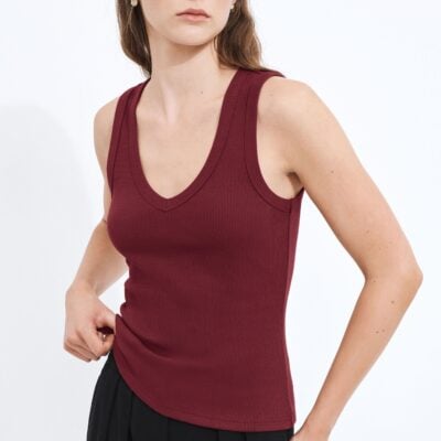 Aje Monroe V-Neck Tank - Image 1