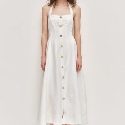 Aje Monroe Halter Midi Dress - Image 1