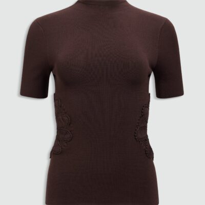 Aje Miri Slim Knit Tee - Image 2