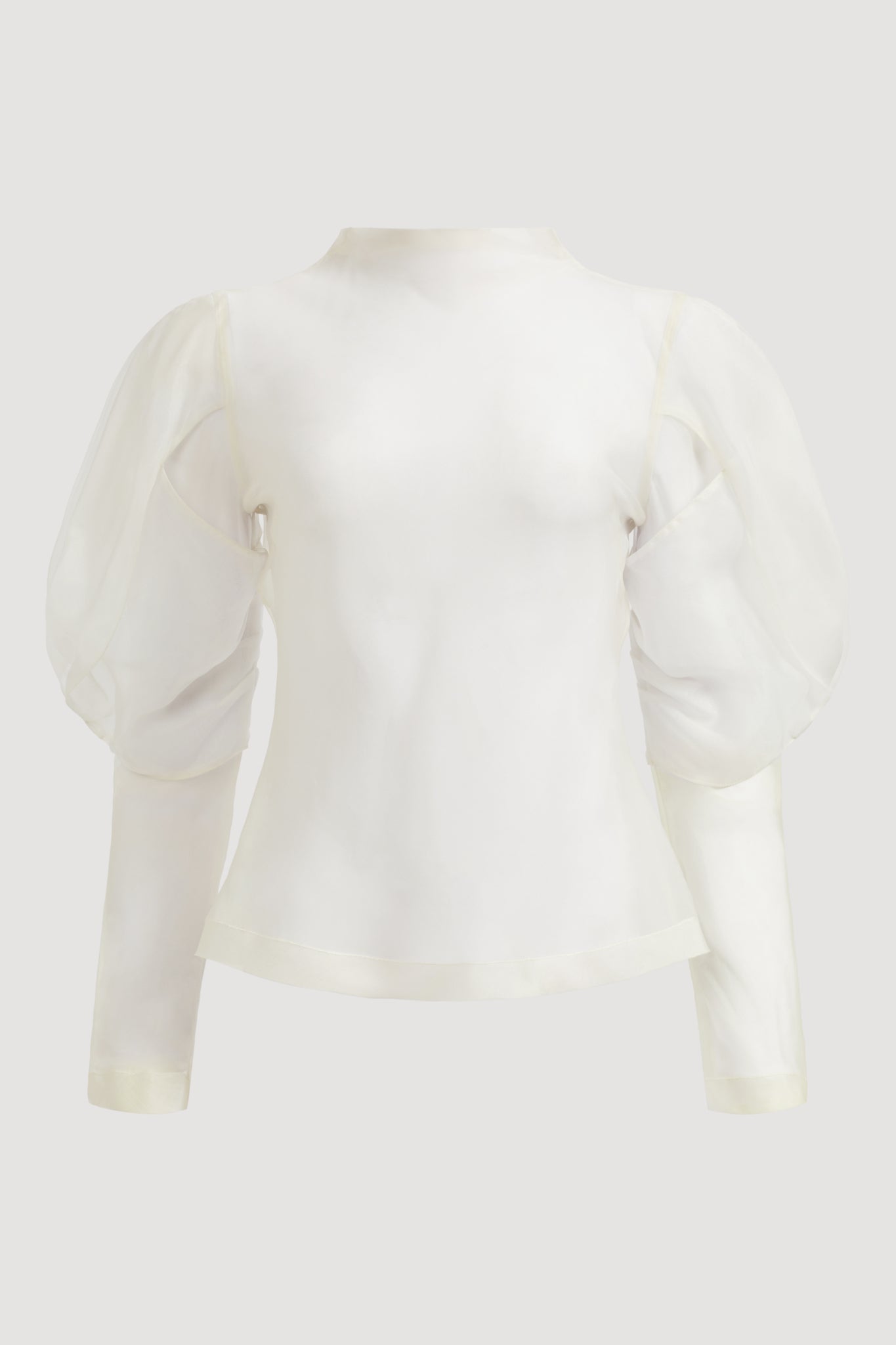 Aje Mirella Organza Long Sleeve Top - Image 2