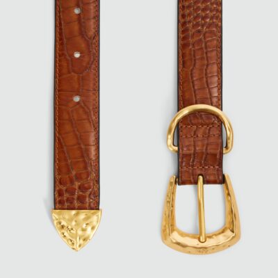Aje Maxine Croc Emboss Belt - Image 2