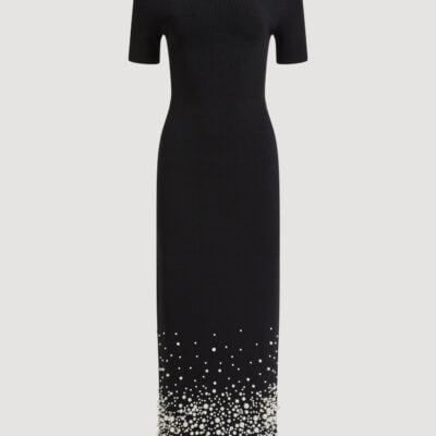Aje Marlene Pearl Knit Midi Dress - Image 2