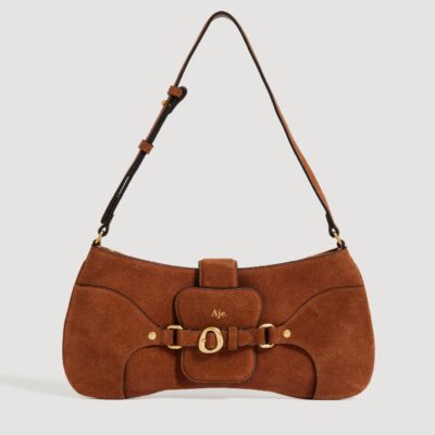 Aje Macy Suede Baguette Bag - Image 1