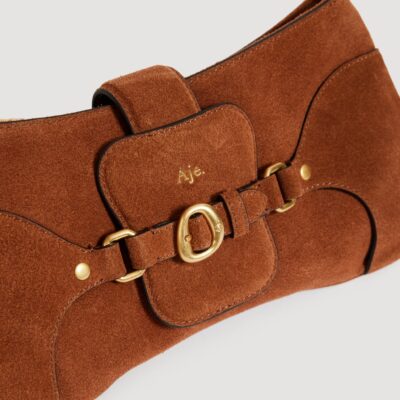 Aje Macy Suede Baguette Bag - Image 2