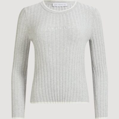 Aje Long Sleeve Rib Knit Top - Image 2