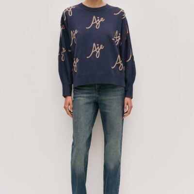 Aje Liza Logo Knit Jumper - Image 2