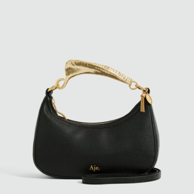 Aje Leaf Texture Top Handle Bag - Image 1