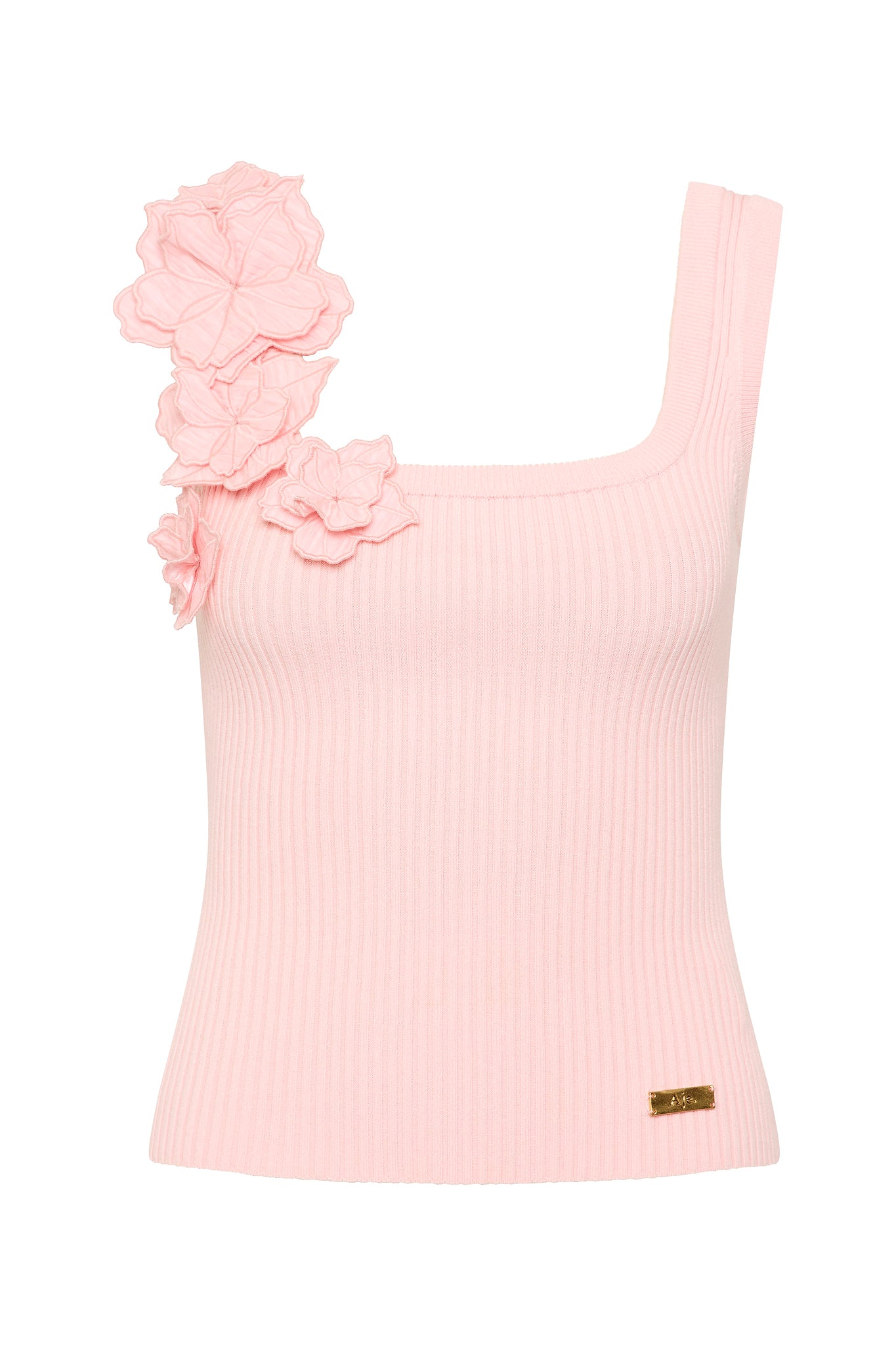 MNAJE160826190530003_2 Aje Splendour Flower Knit Tank - Image 2