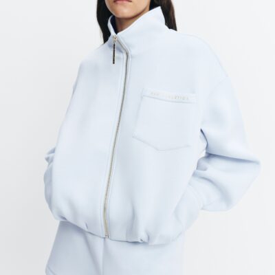 Aje Scuba Bubble Hem Jacket - Image 1
