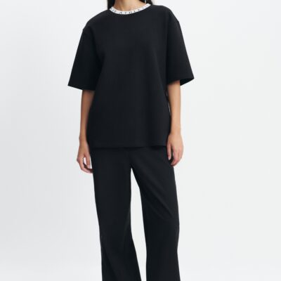 Aje Oversized Logo Scuba Tee - Image 1