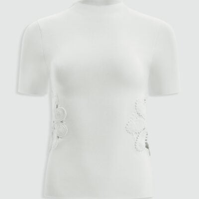 Aje Miri Slim Fit Knit Tee - Image 2