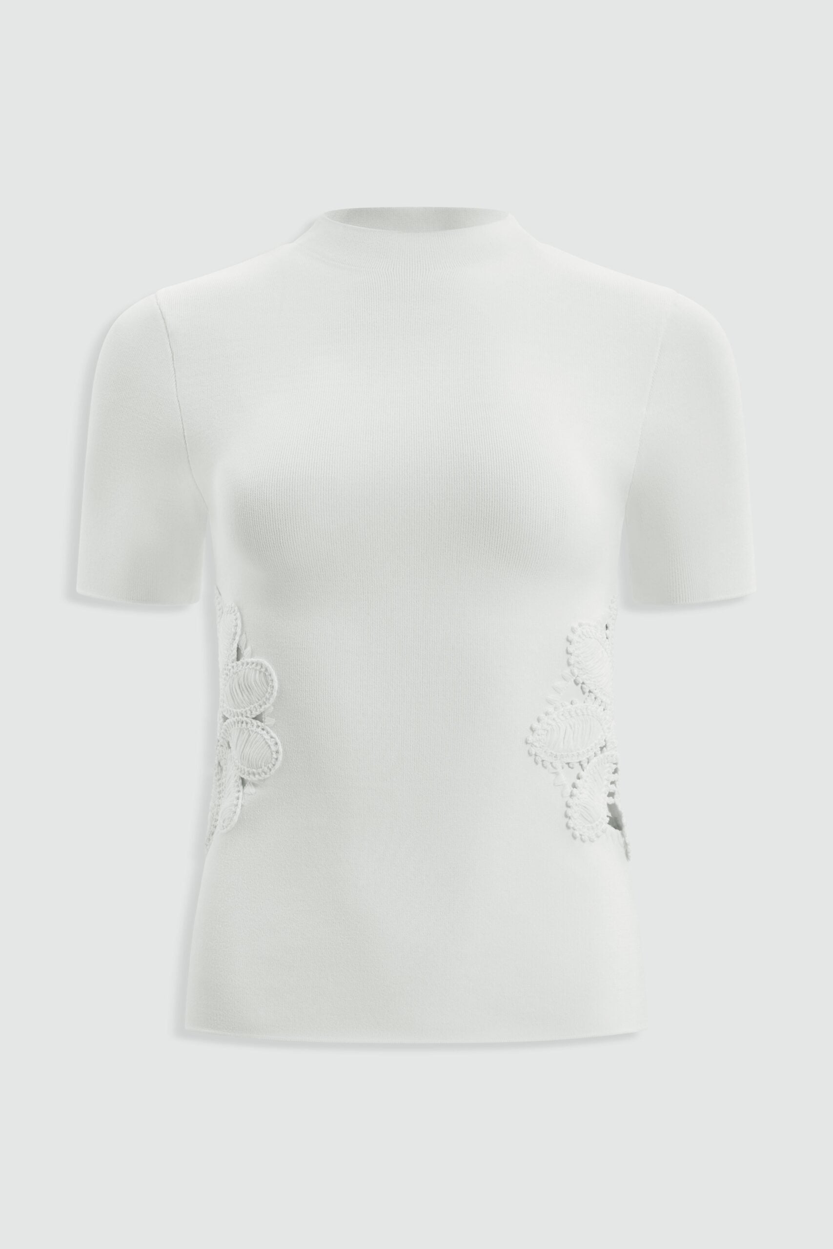 MNAJE300826190239006_2 Aje Miri Slim Fit Knit Tee - Image 2