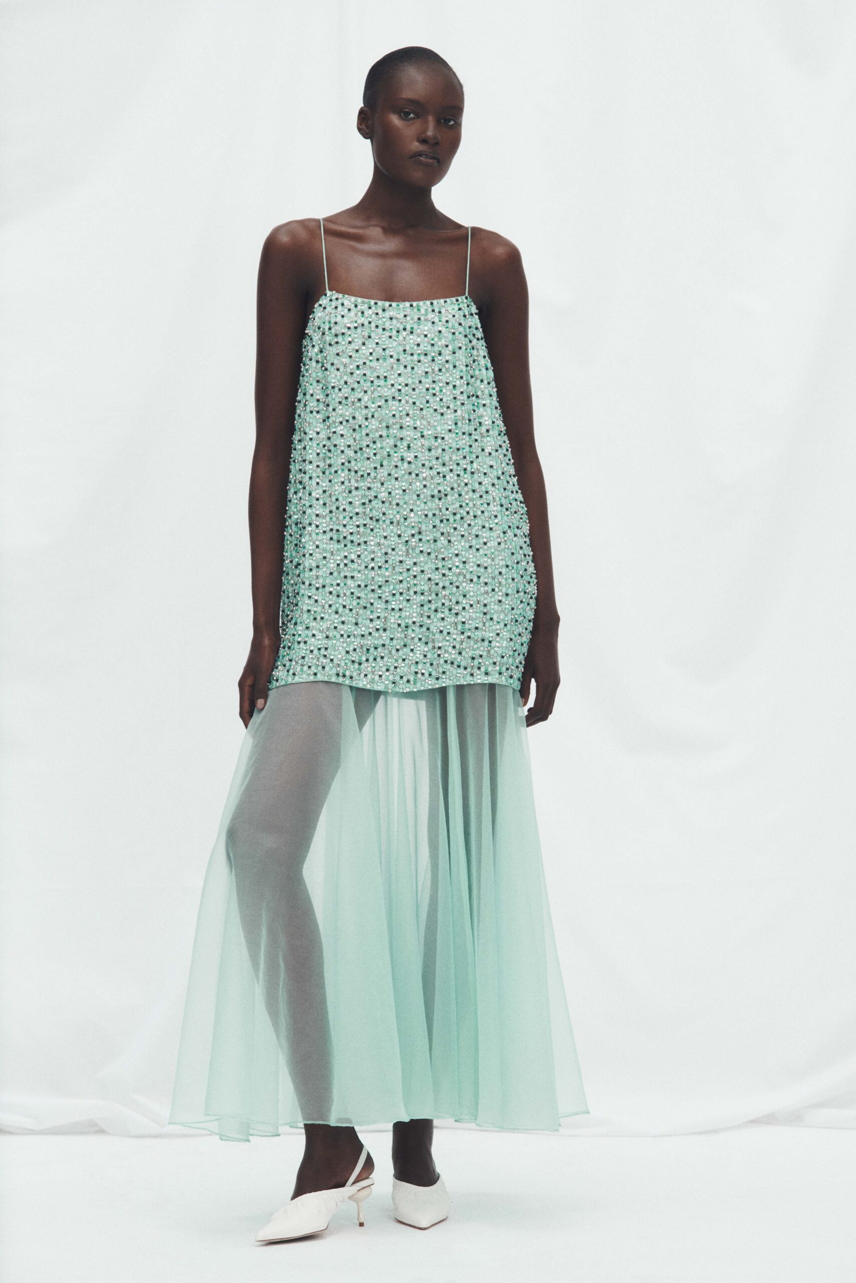 MNAJE300826190239007_3 Aje Magnolia Midi Dress - Image 3