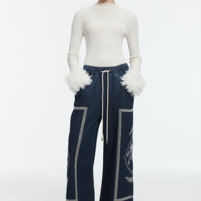 Aje Lotus Denim Jean - Image 1