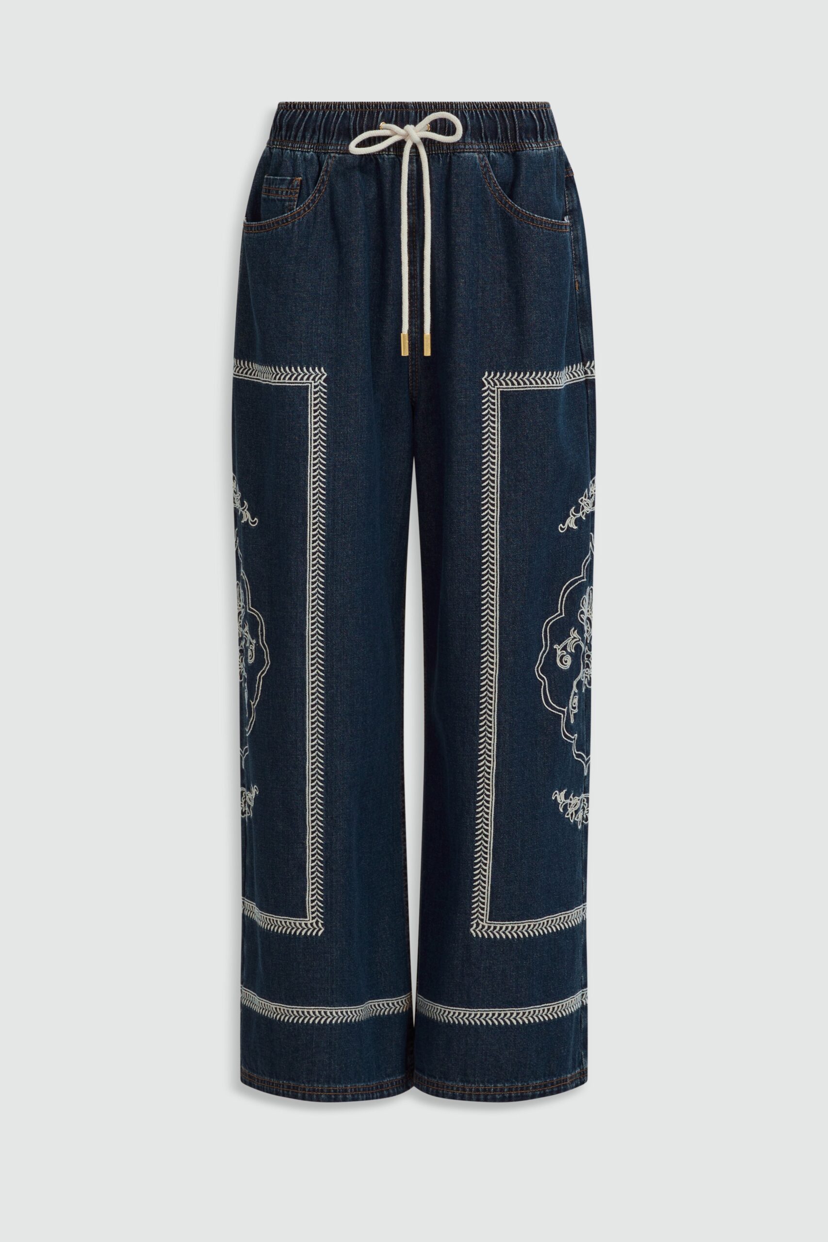 MNAJE300826190239009_2 Aje Lotus Denim Jean - Image 2