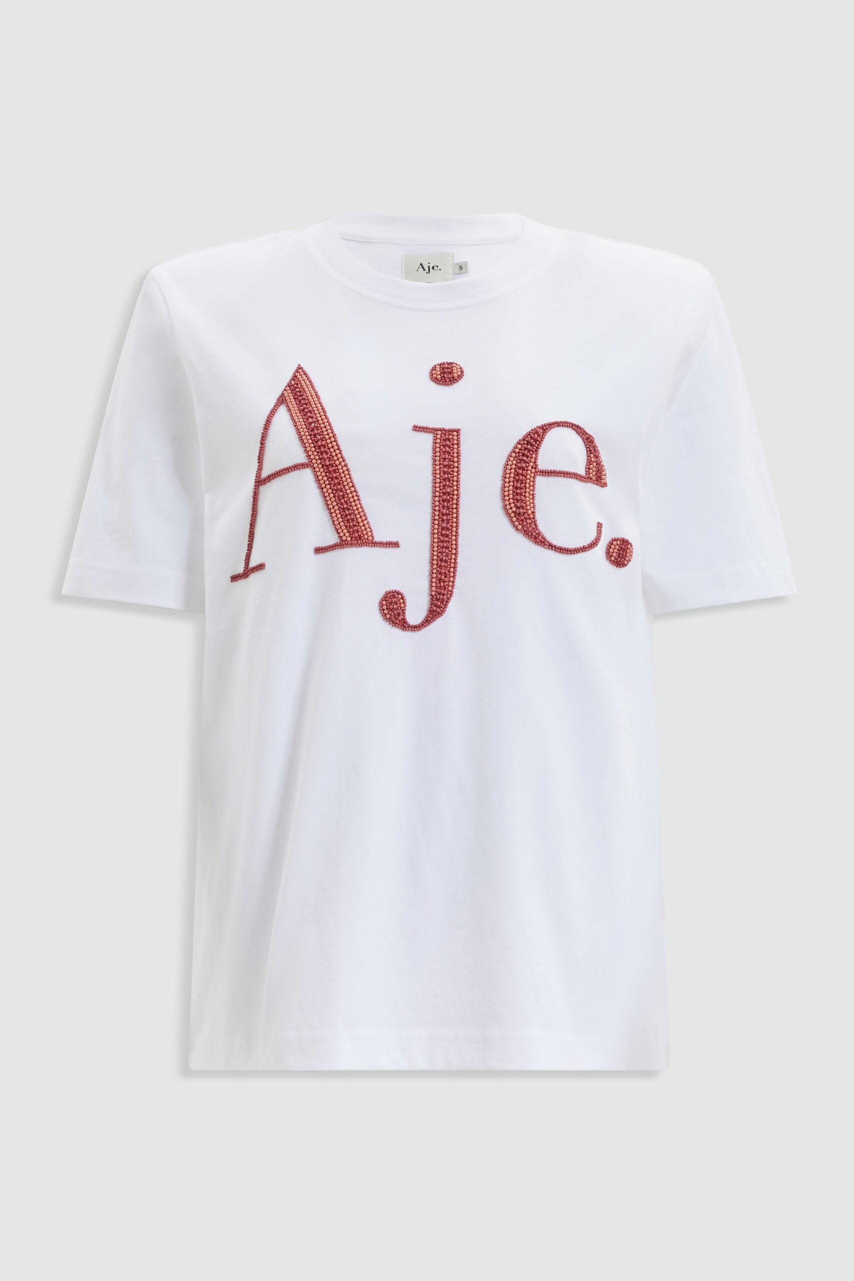 MNAJE300826190239010_2 Aje Lola Embellished Logo Tee - Image 2