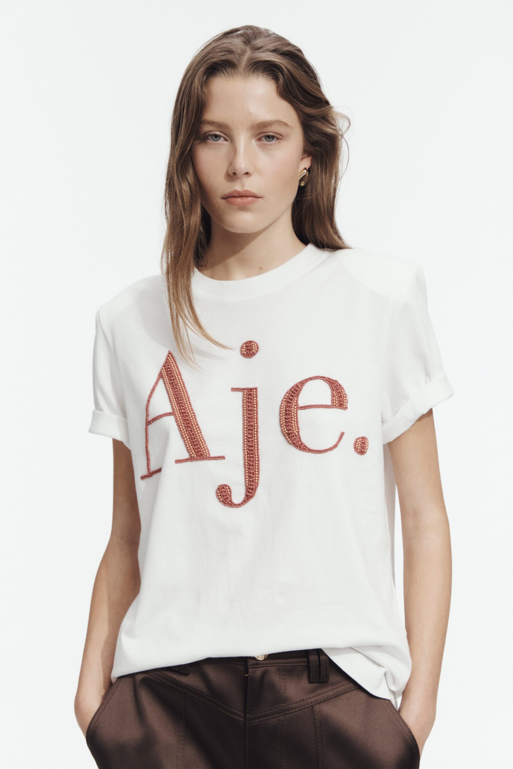 MNAJE300826190239010_3 Aje Lola Embellished Logo Tee - Image 3