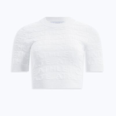 Aje Jacquard Logo Baby Knit Tee - Image 2