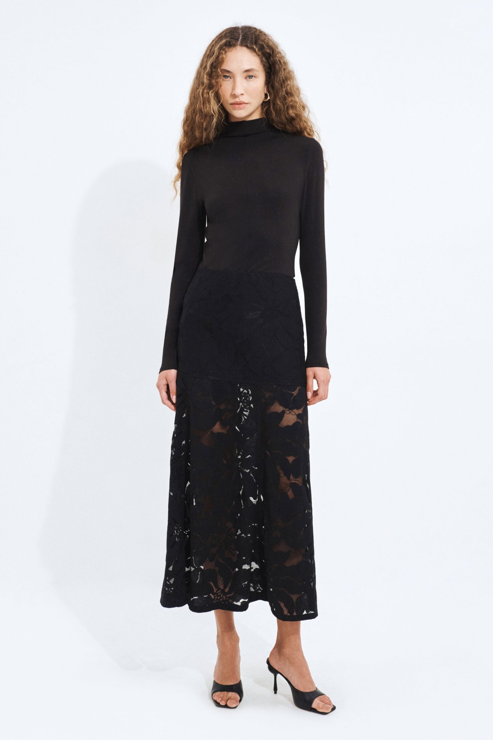 Aje Izzy Lace Midi Skirt - Image 1