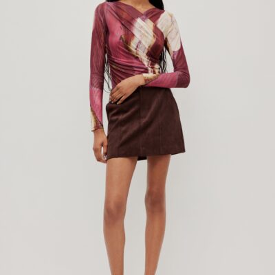 Aje Ines Mesh Top - Image 1