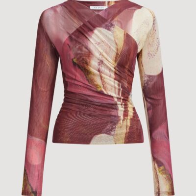 Aje Ines Mesh Top - Image 2