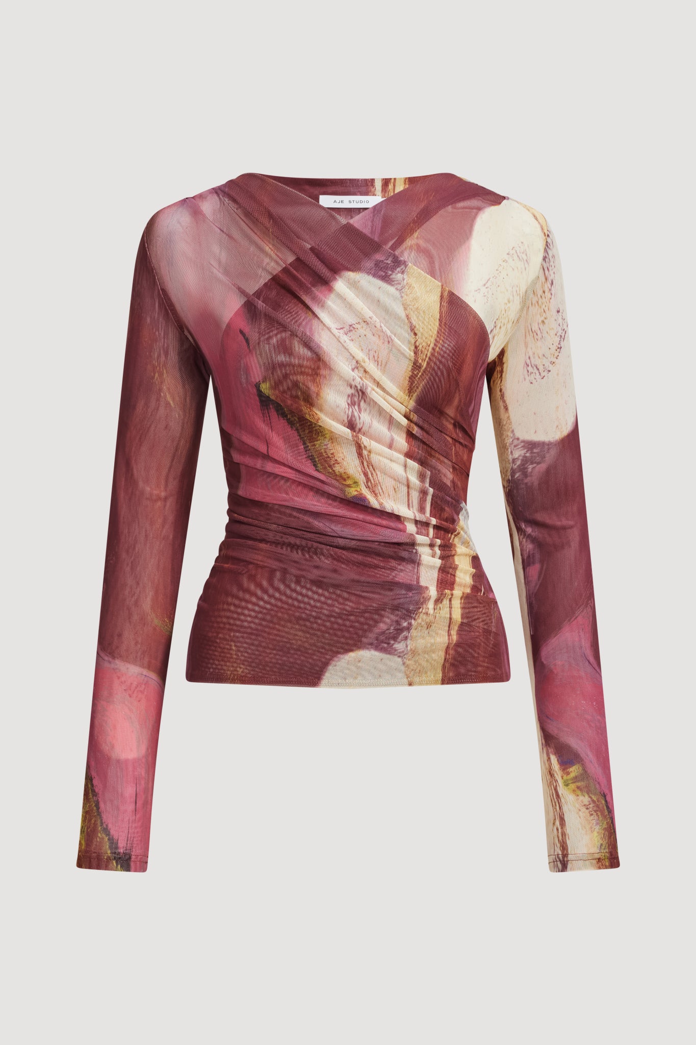 MNAJE300826190239030_2 Aje Ines Mesh Top - Image 2