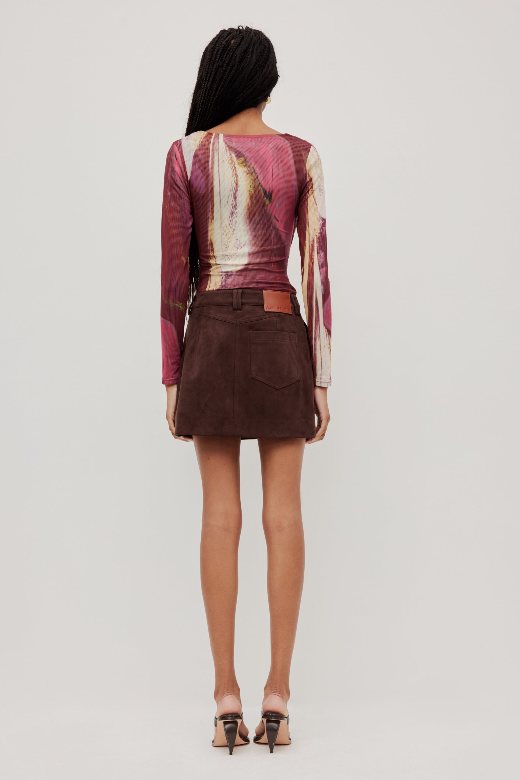 MNAJE300826190239030_3 Aje Ines Mesh Top - Image 3