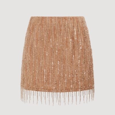 Aje Glisten Embellished Mini Skirt - Image 2