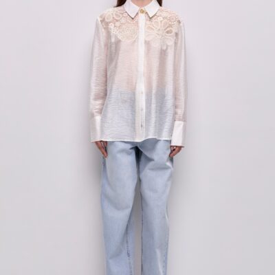 Aje Gia Embroidered Shirt - Image 1