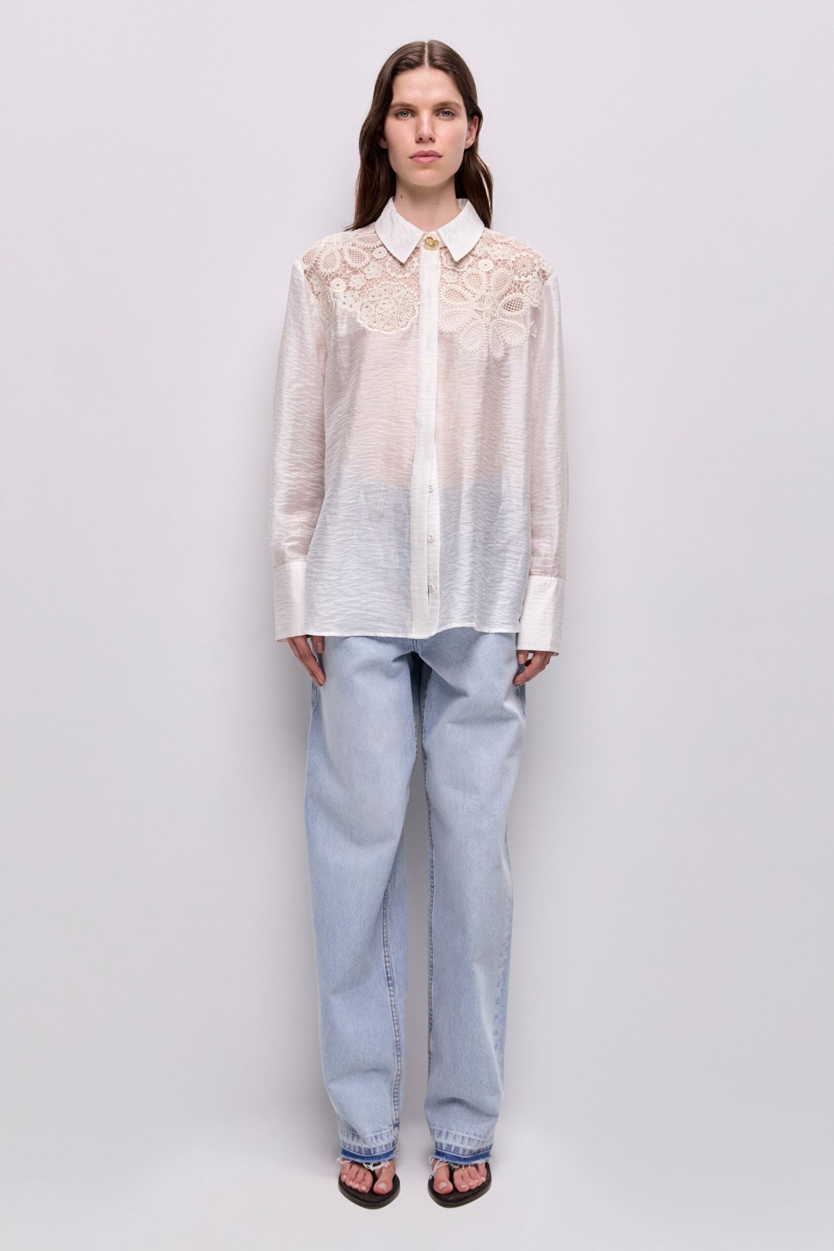 Aje Gia Embroidered Shirt - Image 1