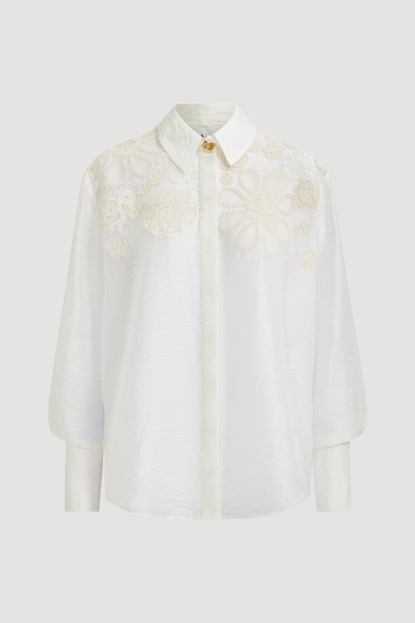 MNAJE300826190239047_2 Aje Gia Embroidered Shirt - Image 2