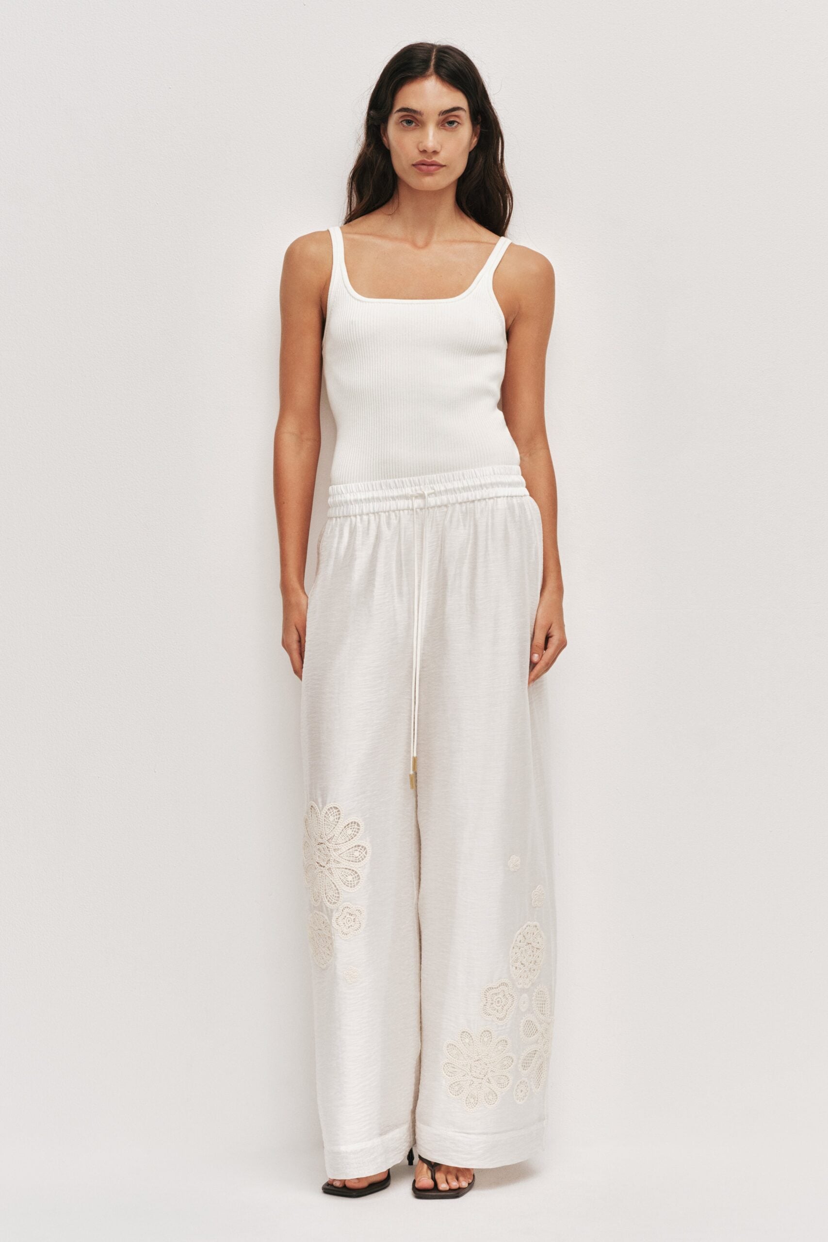 Aje Gia Embroidered Pant - Image 1