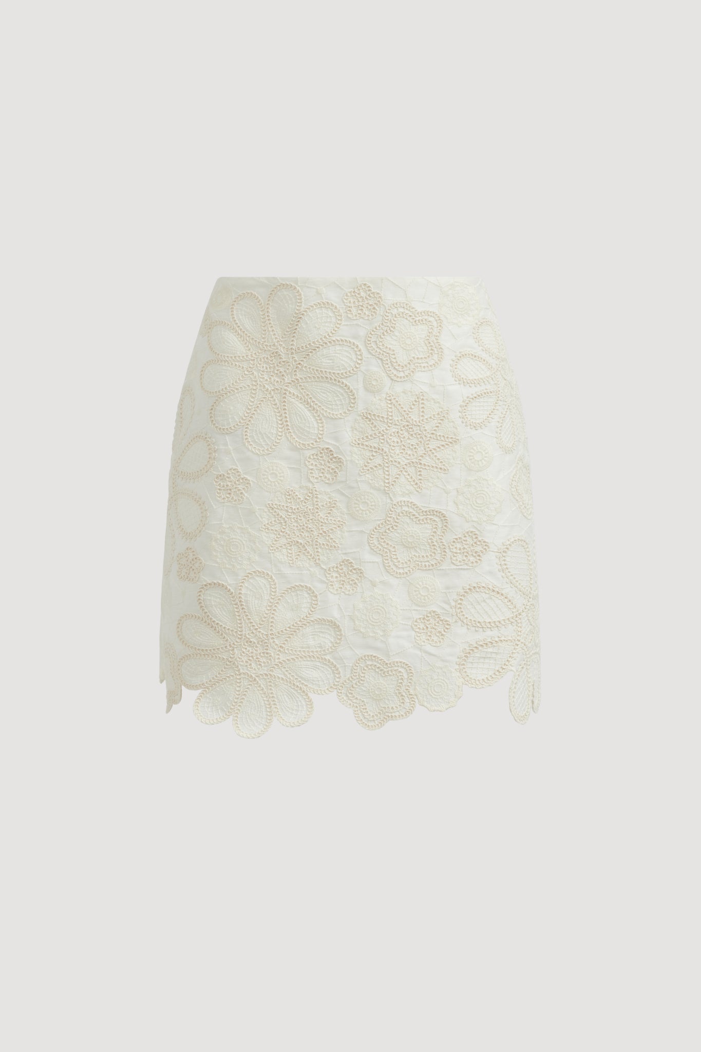 MNAJE300826190239049_2 Aje Gia Embroidered Mini Skirt - Image 2
