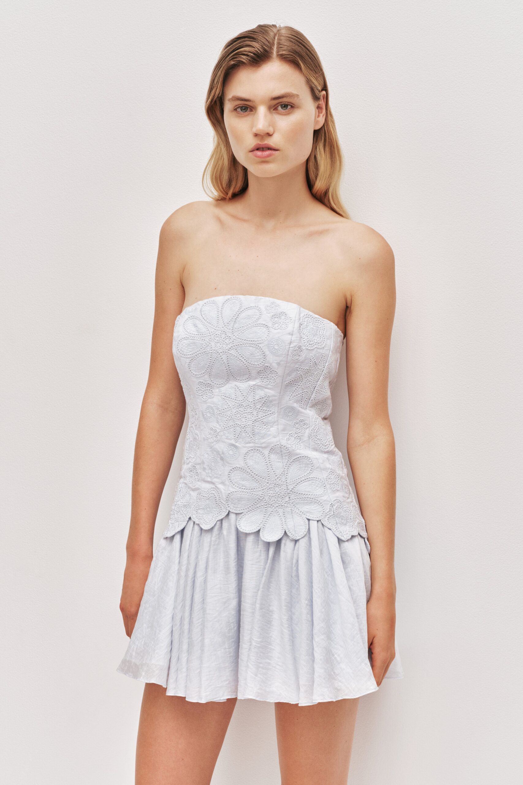 Aje Gia Embroidered Mini Dress - Image 3