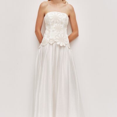 Aje Gia Embroidered Gown - Image 1