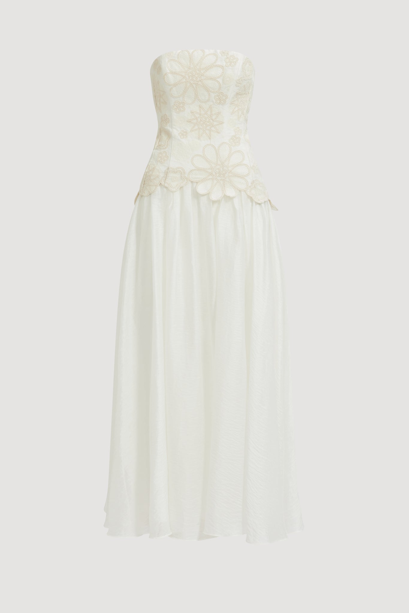 MNAJE300826190239051_2 Aje Gia Embroidered Gown - Image 2