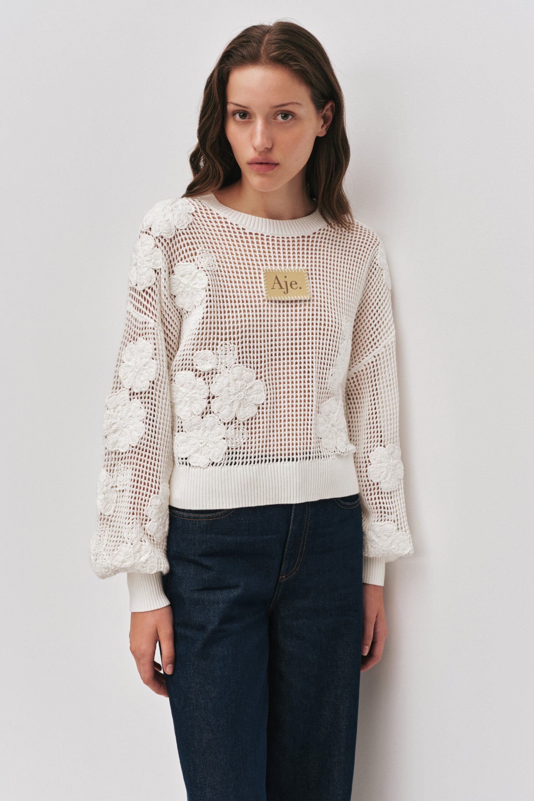 MNAJE300826190239052_3 Aje Gardenia Knit Jumper - Image 3