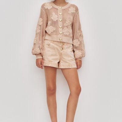 Aje Gardenia Knit Cardigan - Image 1