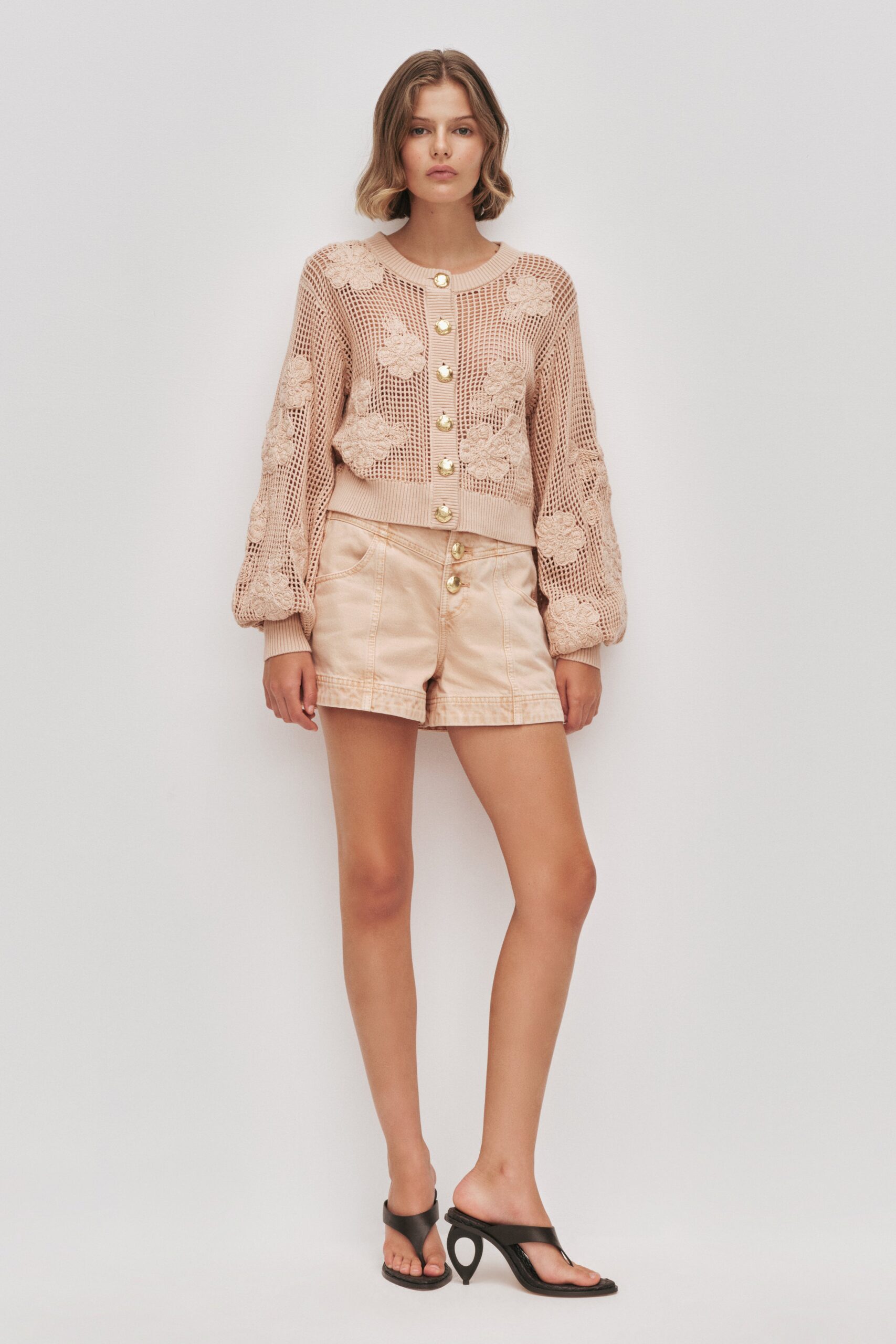Aje Gardenia Knit Cardigan - Image 1
