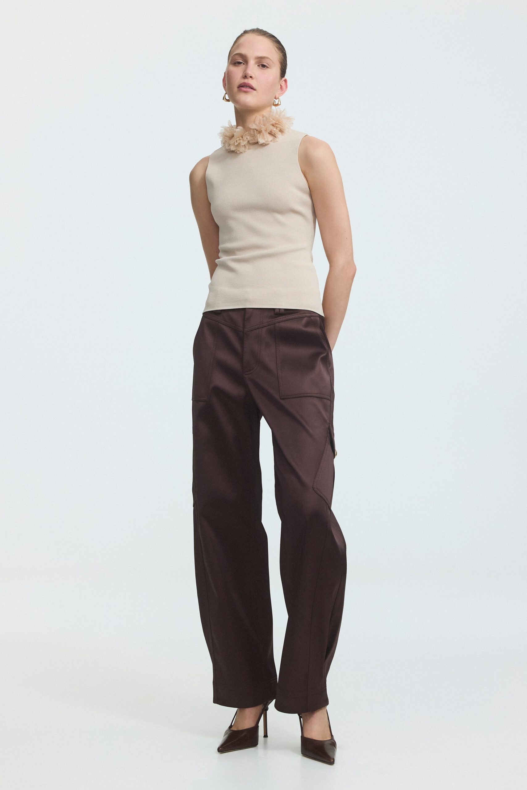 Aje Fleura Knit Top - Image 1