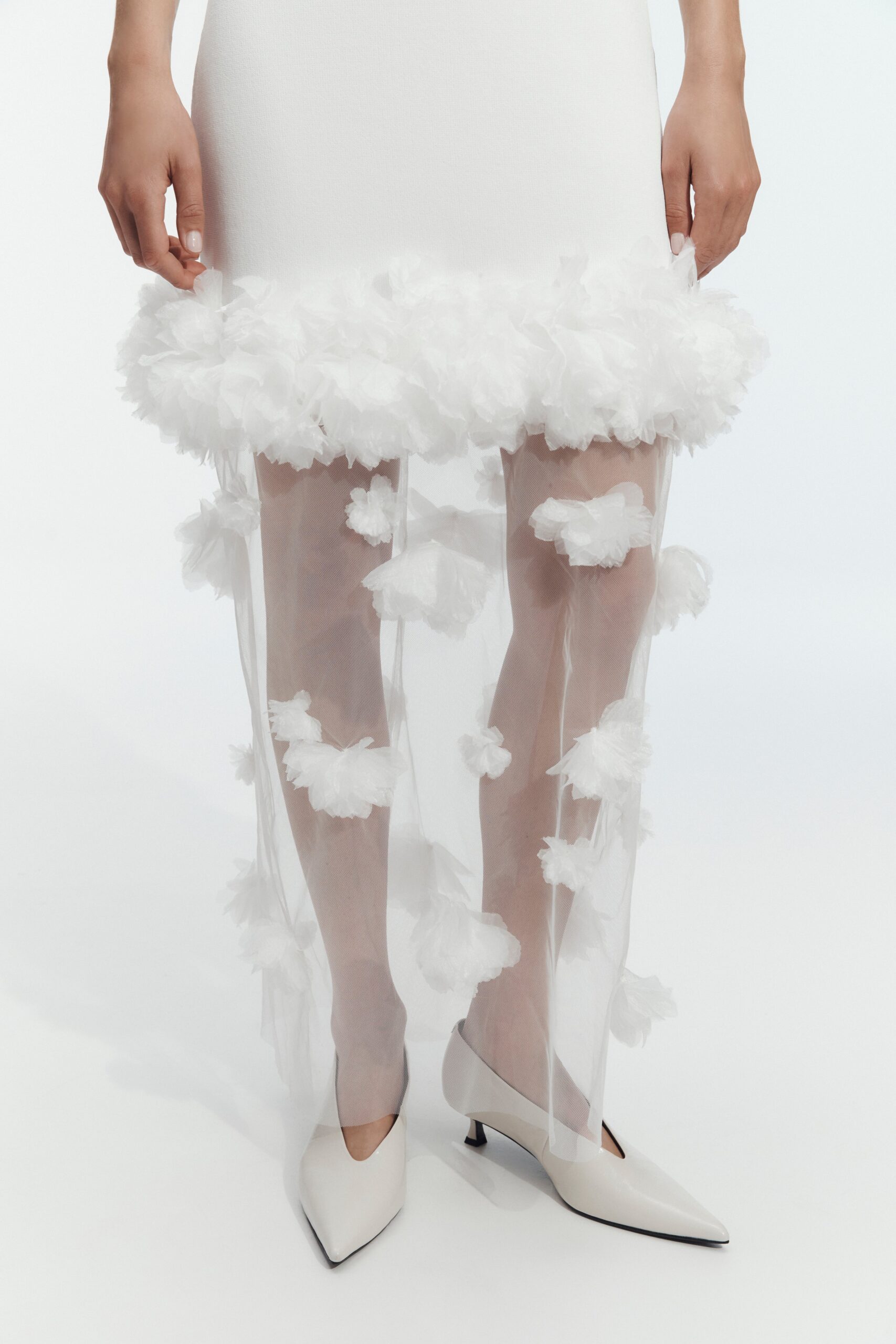 Aje Fleura Knit Midi Dress - Image 3