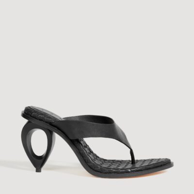 Aje Eternal Sculptural Heel Sandal - Image 1