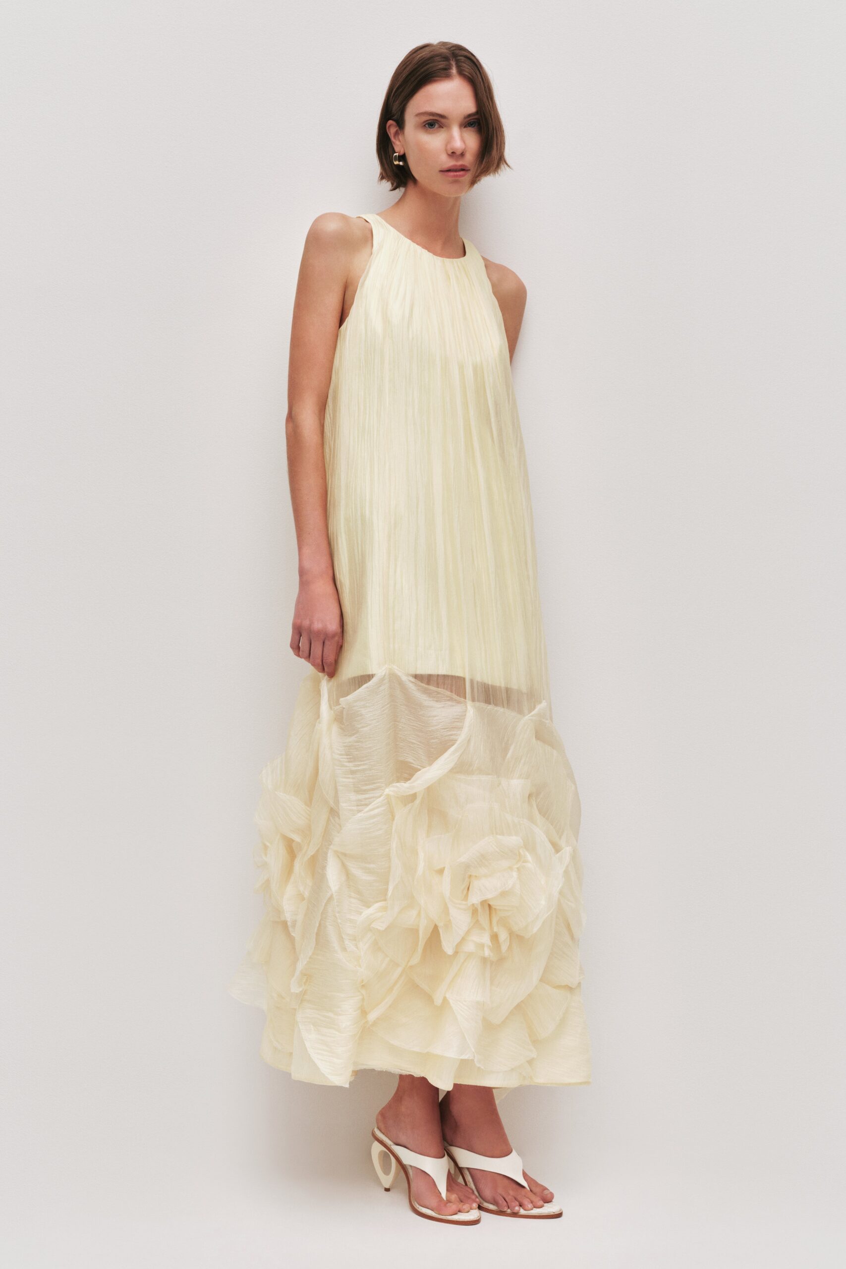 MNAJE300826190239090_3 Aje Ecliptica Gown - Image 3