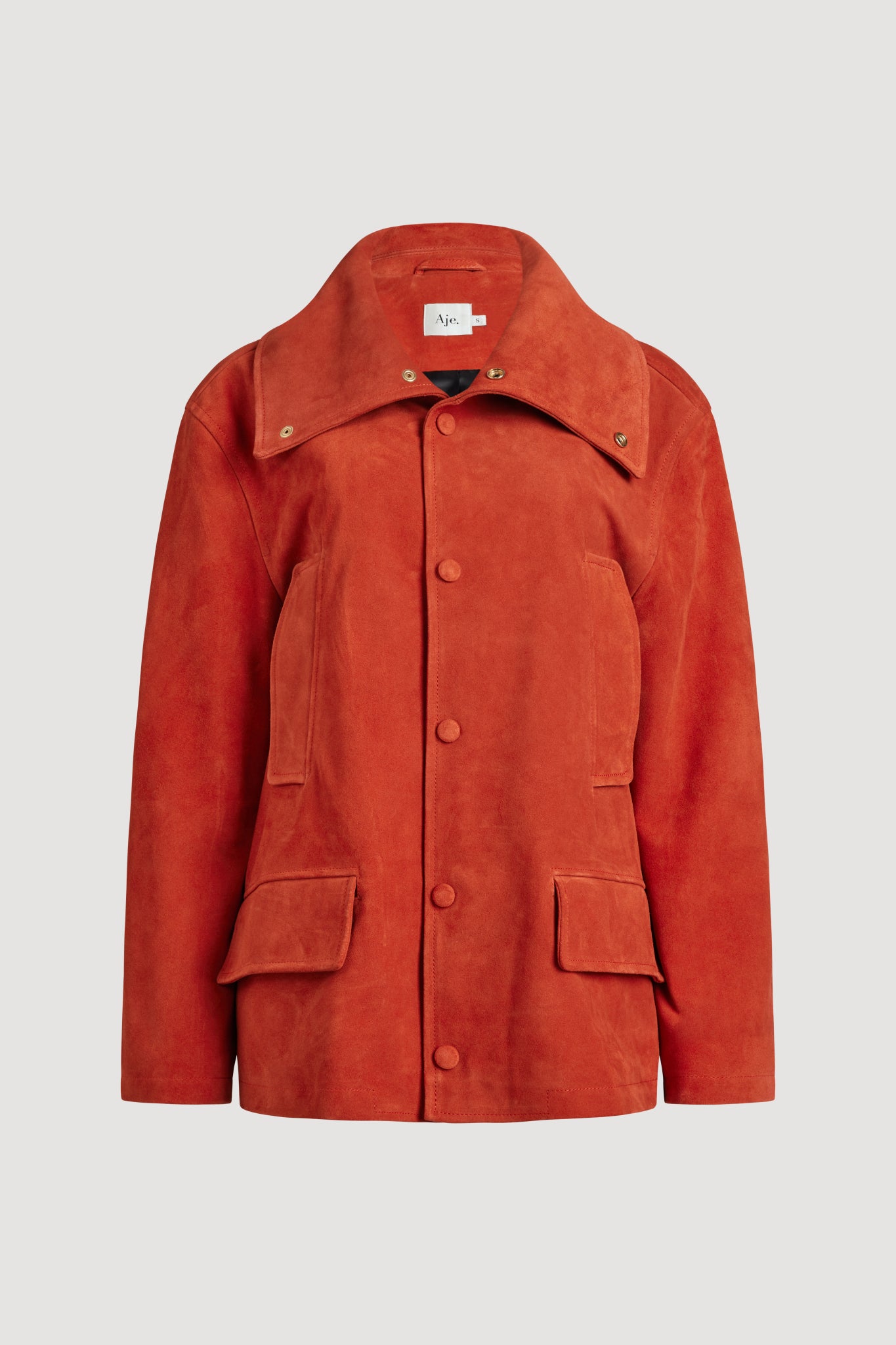 MNAJE300826190239102_2 Aje Darcy Suede Jacket - Image 2