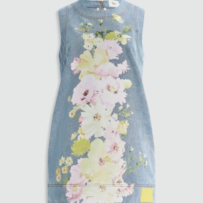 Aje Daisy Denim Mini Dress - Image 2