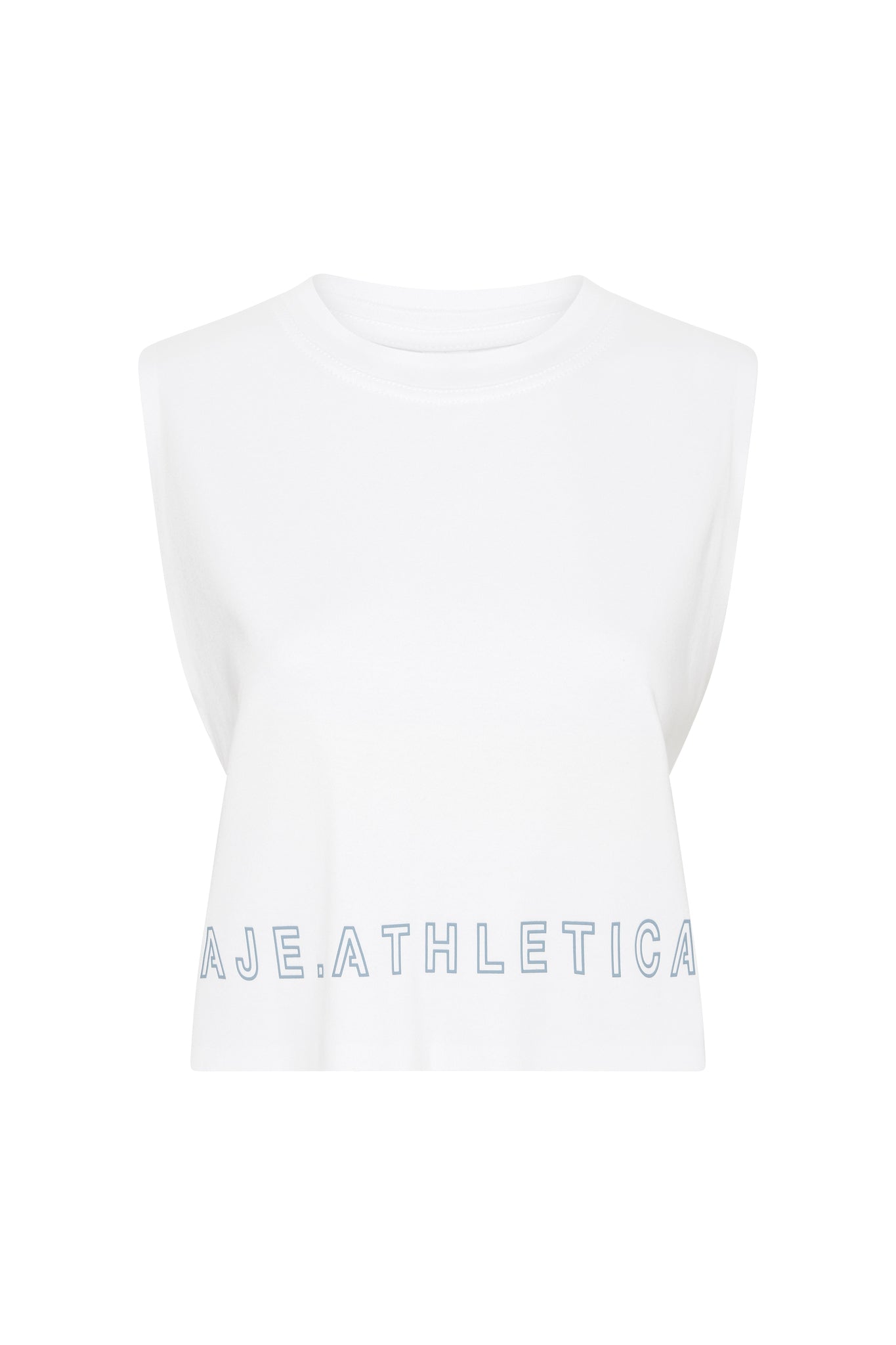 MNAJE300826190239109_2 Aje Cropped Split Back Tank 112 - Image 2