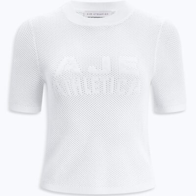 Aje Crop Knit Logo Tee - Image 2