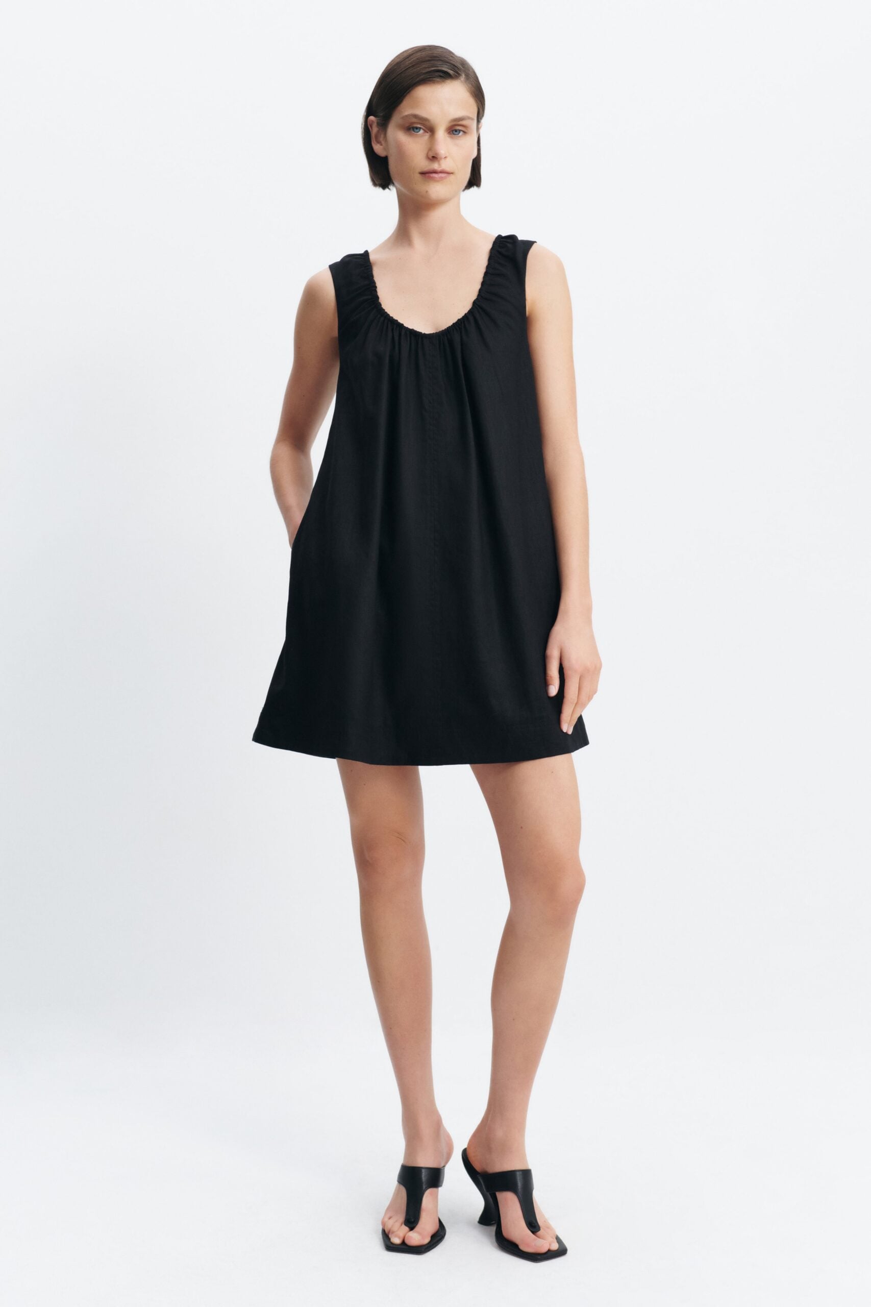 Aje Corine Linen Mini Dress