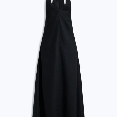 Aje Corine Linen Halter Dress - Image 2