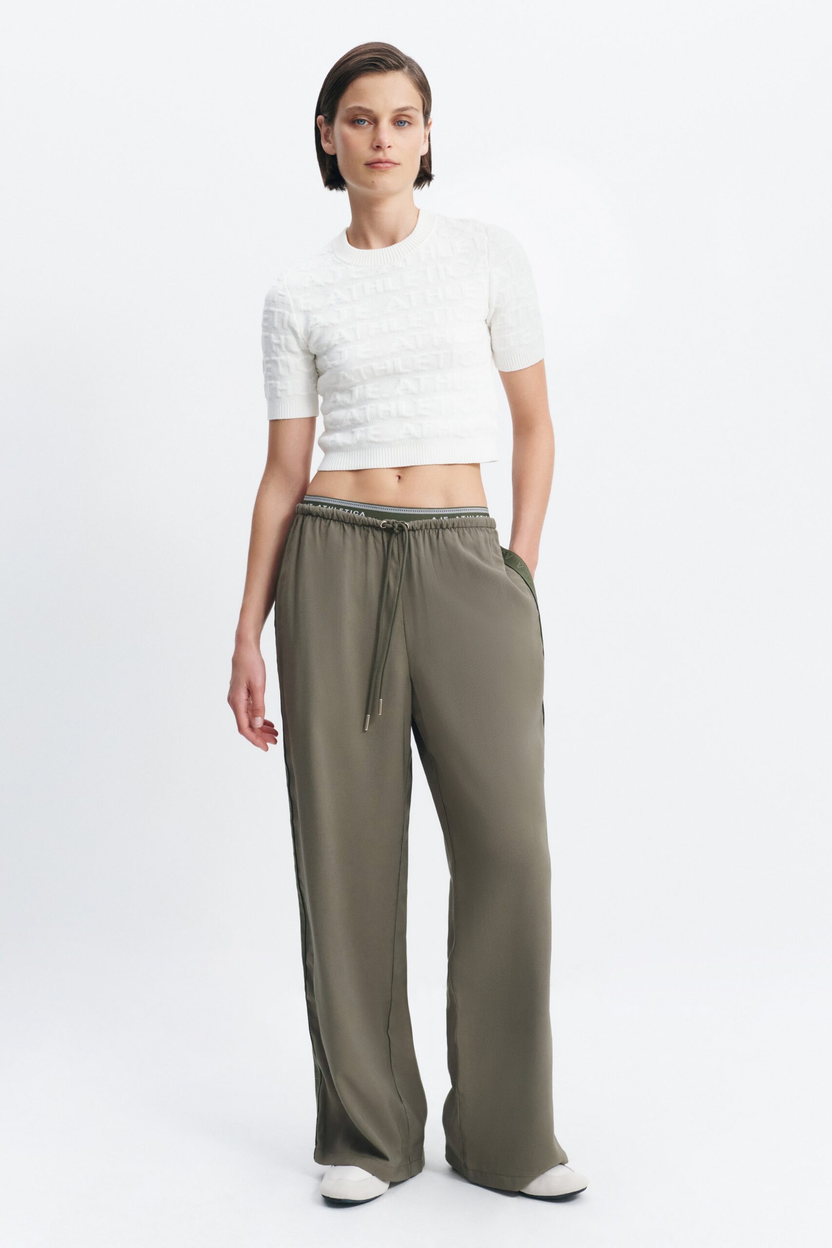 Aje Contrast Waistband Pant - Image 1